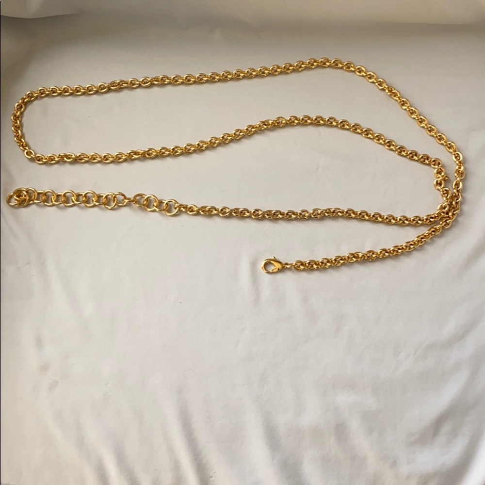 Senreve Belt Bag Chain Strap in gold